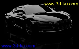精品奥迪模型，附渲染层，可后期处理，OBJ通用格式的图片