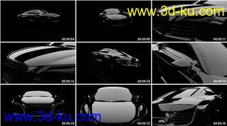 精品奥迪模型，附渲染层，可后期处理，OBJ通用格式的图片