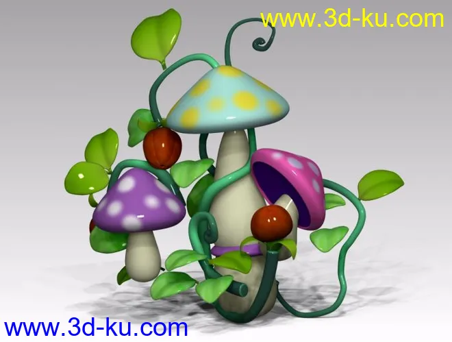 蘑菇模型的图片2