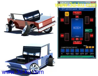 3D打印模型车的图片