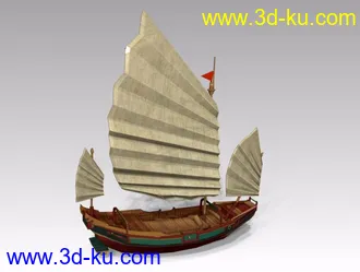 3D打印模型古战船的图片