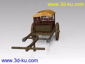 3D打印模型古代马车的图片