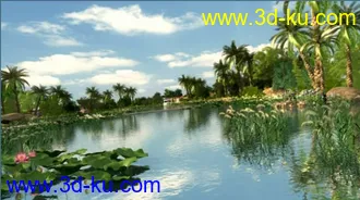 3D打印模型水景的图片