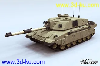 3D打印模型挑战者-Ⅱ主战坦克（转）的图片