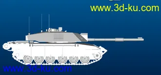 3D打印模型挑战者-Ⅱ主战坦克（转）的图片