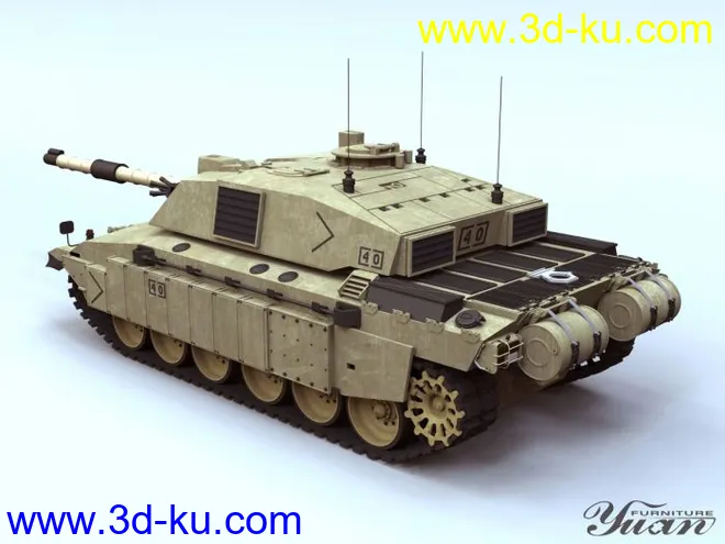挑战者-Ⅱ主战坦克（转）模型的图片3