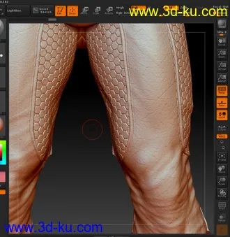 Zbrush高精度英雄形象，令人难以忘怀的人物模型的图片