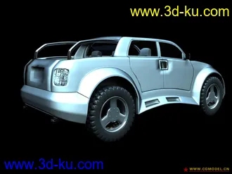 3D打印模型超炫的带材质的汽车~的图片