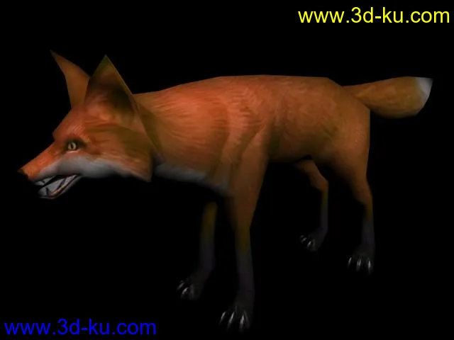 max写实狐狸模型 有贴图~~的图片1