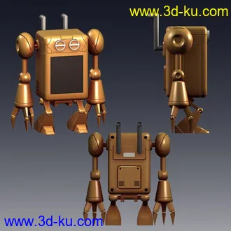 3D打印模型微波炉 机器人的图片