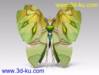 3D打印模型蝶精灵的图片