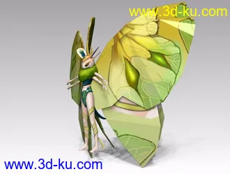 3D打印模型蝶精灵的图片