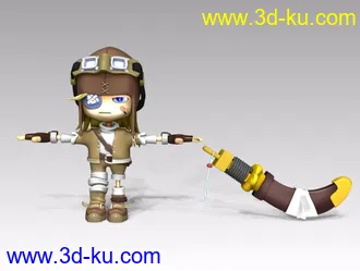 3D打印模型冒险岛飞侠的图片