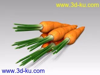3D打印模型胡萝卜的图片
