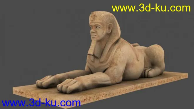 埃及雕像(8个maya obj）模型的图片6