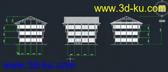 3D打印模型穿斗式古建雏模的图片