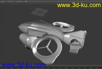 3D打印模型科幻飞机 运输机的图片