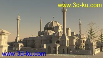 3D打印模型城堡的图片