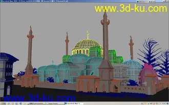 3D打印模型城堡的图片