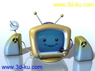 3D打印模型电视机的图片