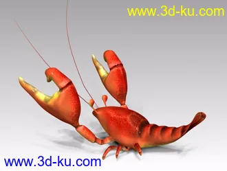 3D打印模型龙虾的图片