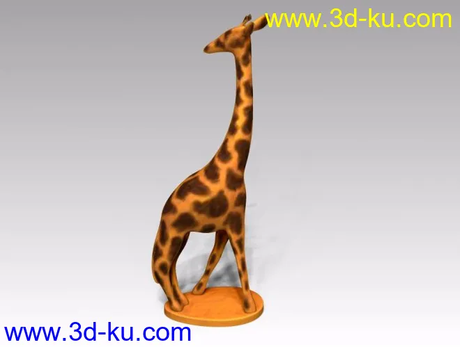 长颈鹿雕塑模型的图片2