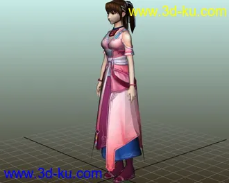 3D打印模型超级美女展示的图片