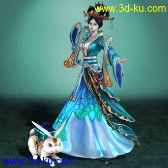 神之浩劫 嫦娥 与 波塞冬模型的图片