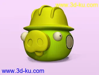 3D打印模型可爱猪的图片