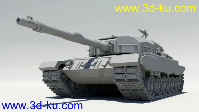 高精豹二虎式坦克模型的图片1