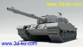 3D打印模型高精豹二虎式坦克的图片