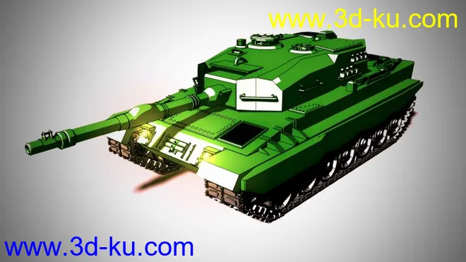 高精豹二虎式坦克模型的图片2