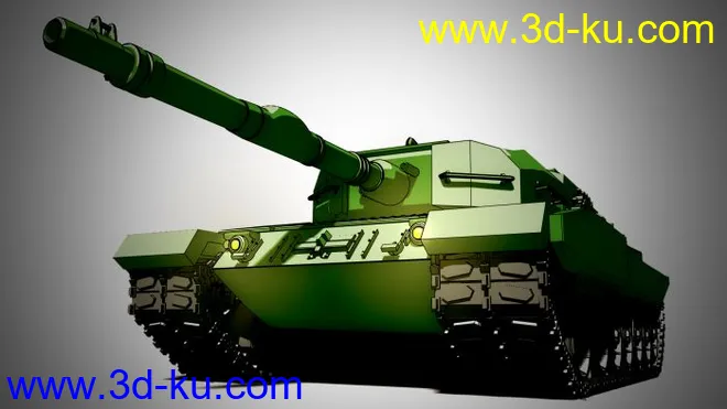 高精豹二虎式坦克模型的图片3