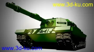 3D打印模型高精豹二虎式坦克的图片