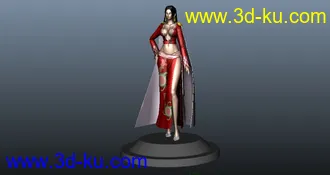 3D打印模型海贼王女帝 汉库克（maya贴图齐全）的图片