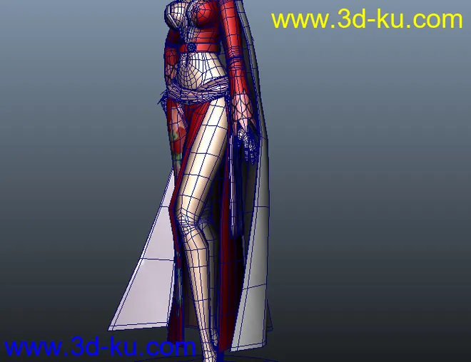 海贼王女帝 汉库克（maya贴图齐全）模型的图片3
