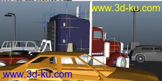 3D打印模型擎天柱，变形动画（maya T贴图齐全）的图片