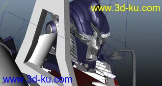 3D打印模型擎天柱，变形动画（maya T贴图齐全）的图片