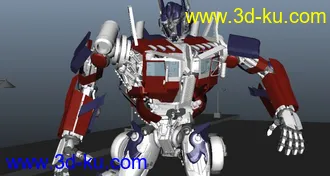 3D打印模型擎天柱，变形动画（maya T贴图齐全）的图片