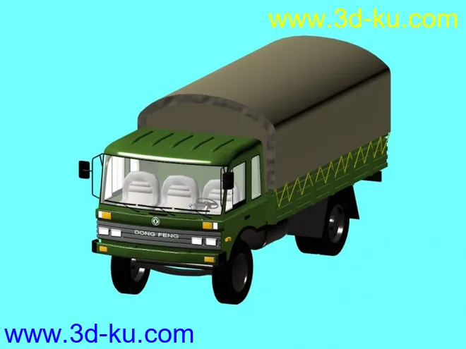 解放军军车EQ1118GA运输车模型的图片2