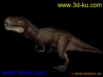 3D打印模型(申精)CGMODEL首发：恐龙猎人@恐龙1的图片