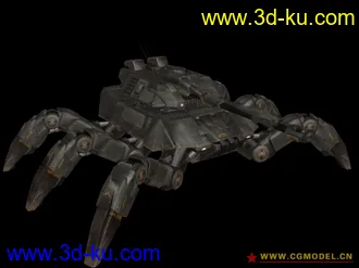 3D打印模型恐龙猎人@蜘蛛坦克的图片