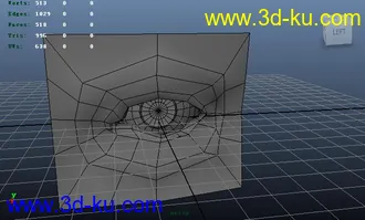 ZBrush眼睛雕刻模型的图片