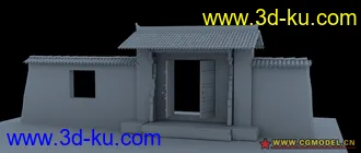 3D打印模型古庙。。的图片