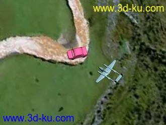 3D打印模型做了一架老式飞机的图片