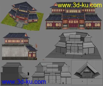 3D打印模型千门酒坊的图片