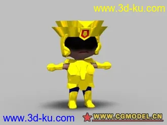 3D打印模型Q版撒加的图片