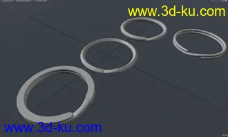 3D打印模型钥匙环的图片