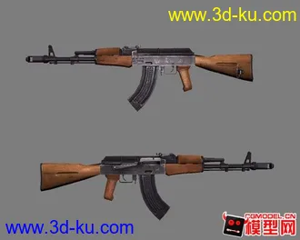 3D打印模型自己做的次世代AK的图片