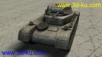 3D打印模型坦克的图片